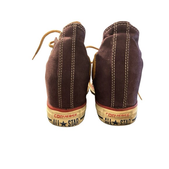 Converse Chuck Taylor AllStar Lux Mid Purple Faux Suede Hidden Wedge Sneaker 6.5 - Picture 9 of 11